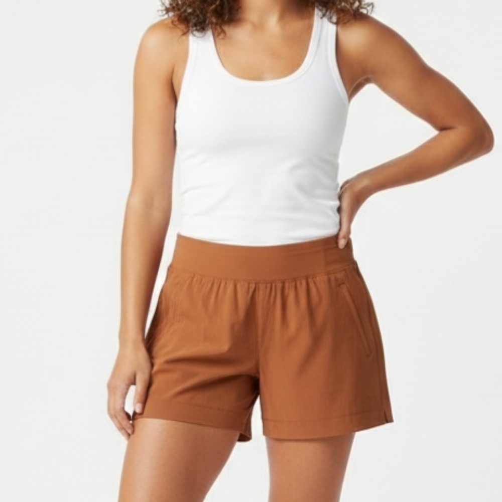 Athleta Womens  Brown ‎ Plus  Lightweight Stretch Trekkie North Short 24